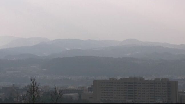 “季節外れの黄砂”で空がかすんだ石川県内 受験生は安心できる週末の天気も週明けは寒波襲来で大雪のおそれ|TBS NEWS DIG