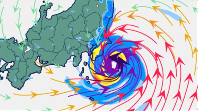 【台風情報】台風9号（クローサ）　15㎞/ｈで北西へ　あす午後、八丈島の東約150kmの予報　【進路予想・雨と風のシミュレーション】|TBS NEWS DIG