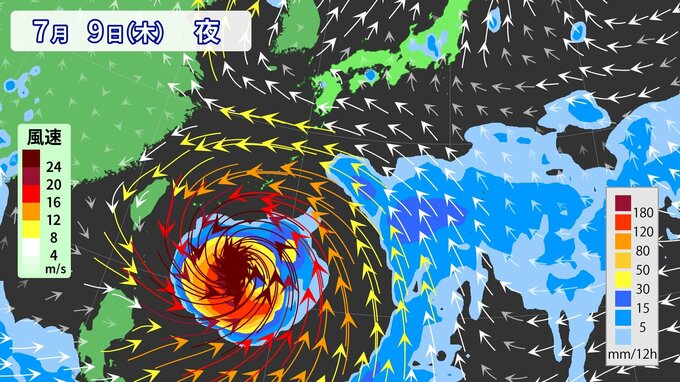 ことしは寿命が長くなる傾向　「台風のたまご=熱帯低気圧（TD）」発生へ　梅雨末期の大雨に注意　【7月9日（木）までの雨・風シミュレーション】|TBS NEWS DIG