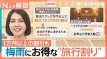 梅雨の閑散期の今…お得に泊まれる“旅行割り”、降水確率連動クーポンなど“雨の日限定”の割引サービス【Nスタ解説】|TBS NEWS DIG