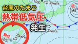 【台風情報】新たな台風のたまご「熱帯低気圧」日本の南西で発生…進路は北東で1時間に20キロの速さで進む…気象情報に注意【気象庁 天気図】　|　岡山・香川のニュース | 天気 | RSK山陽放送