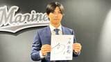 ロッテ・藤原恭大 1000万アップの3200万でサイン「まだまだやれた」来季は「2桁本塁打打てるように」|TBS NEWS DIG