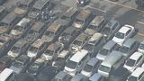 約50台の車が燃える火事 海外への輸出用 保管場所に人が出入りした形跡なし | 福岡のニュース|RKB NEWS|RKB毎日放送