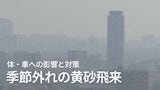 「この時期に珍しい」「室内干ししました」季節外れの黄砂に戸惑う市民 週末まで続く予報に自動車販売店は「洗車ができない」 福岡|TBS NEWS DIG