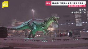 福井県に「顕著な大雪に関する情報」 最長寒波に「絶望した」 立往生を防ぐ「ロードヒーティング」費用削減の“最新技術”とは？【news23】|TBS NEWS DIG