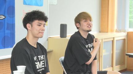 児童大興奮 B.PREMIER開幕を前に…島根スサノオマジック選手が小学生と