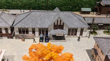 昭和11年に撮影された記録映画をもとに、当時の花巻駅周辺を表現 精巧
