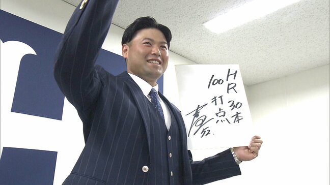 『広島の街のためにもカープが強くならないといけない。その中心選手に―』来季30歳のカープ末包昇大が契約更改/2500万円アップの推定6100万円でサイン!目標はHR30本|TBS NEWS DIG