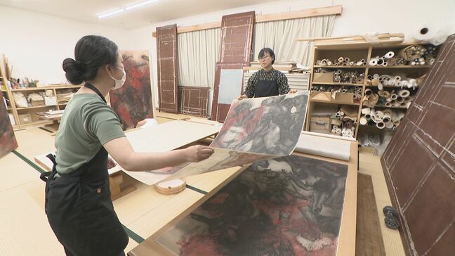 原爆に焼かれる人々 炎に包まれる赤ん坊も…惨禍伝える75年前の絵を修復･公開へ 6月13日 埼玉の丸木美術館で|TBS NEWS DIG
