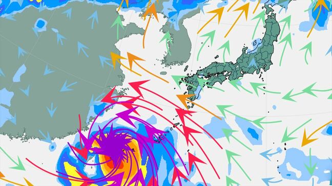 【台風情報】大型で非常に強い台風9号　強い勢力を維持したまま11日に先島諸島にかなり接近する見込み【進路予想・雨と風のシミュレーション】|TBS NEWS DIG