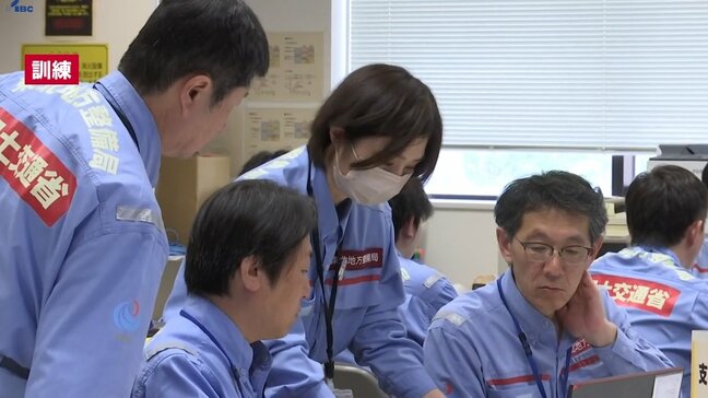 梅雨や台風などにより河川の水量が増加して起こる洪水に備え 岩手河川国道事務所が洪水対応訓練 岩手|TBS NEWS DIG