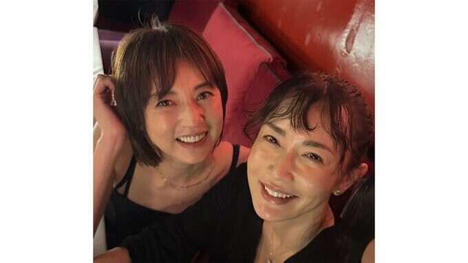 【 高岡早紀 ＆ 長谷川京子 】 「女史会最高！超超久しぶり」　豪華２ショット　久々の再会に笑顔|TBS NEWS DIG