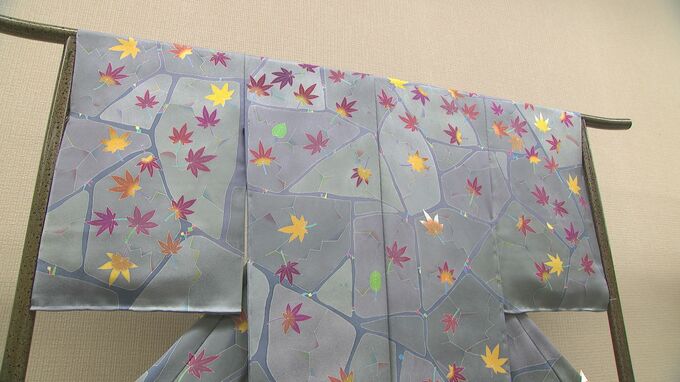 時代に即した新しい加賀友禅を 第45回伝統加賀友禅工芸展始まる　|　石川県のニュース｜MRO北陸放送