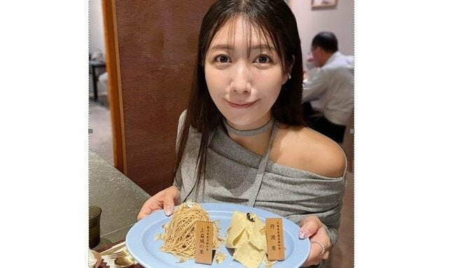 【穂川果音】熱海の和栗菓子店でモンブランを堪能「食べ比べモンブラン　こんなに味が違うのーー？と感動しました」|TBS NEWS DIG