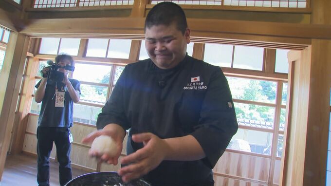おにぎりブームの火付け役・おにぎり太郎さんが仁多米をPR　島根県奥出雲町　|　BSSニュース | BSS山陰放送