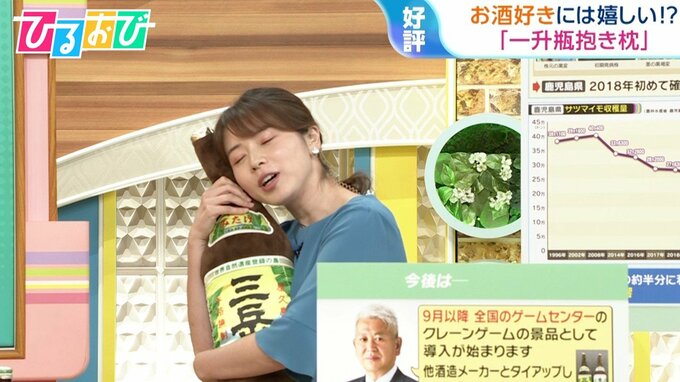 「一升瓶を抱いて眠れる！」どこで手に入る？酒好きにはたまらないフワフワ“抱き枕”【ひるおび】|TBS NEWS DIG