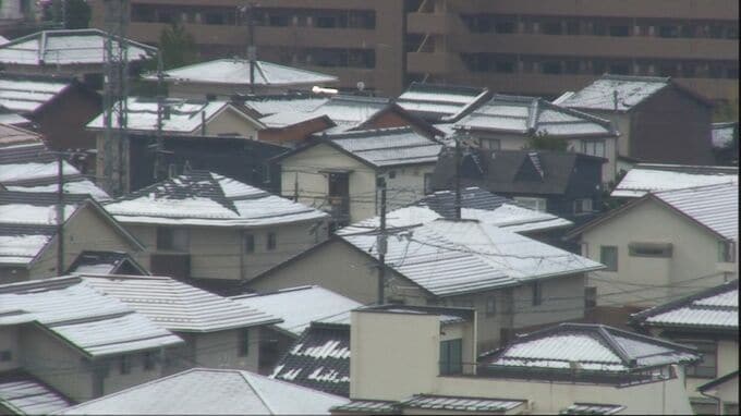 米子で１０年ぶり３月の積雪　鳥取４センチ　米子１センチ　冬型の気圧配置で寒気の流れ込みが強まる　|TBS NEWS DIG