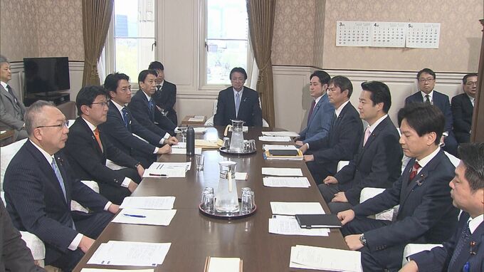 企業・団体献金めぐり与党・国民民主が採決提案　委員会はいったん開催見送り