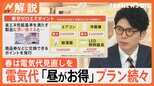 「春は電気代の見直しに適した季節」電気代“お昼が安い”プランでどれくらいお得に?【Nスタ解説】|TBS NEWS DIG