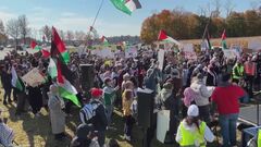 バイデン氏自宅前でも抗議　ガザでの「停戦」求める数百人| TBS CROSS DIG with Bloomberg