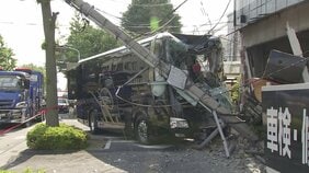 【独自】ブレーキかけずに複数の事故　東京・江戸川区の観光バス事故　街路樹ぶつかり電柱に突っ込む　男性運転手「事故のことはよく覚えていない」　警視庁|TBS NEWS DIG