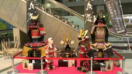 大谷翔平のホームラン兜に黒澤明監督の「影武者」鹿児島県庁で甲冑の