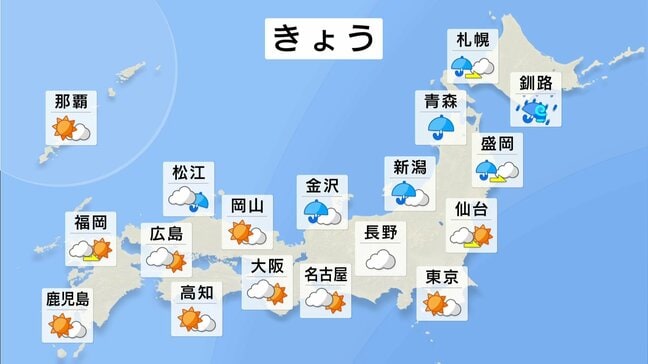 北日本で大荒れの天気に 大雨・暴風・高潮など厳重警戒 天気回復する関東から九州もにわか雨あり|TBS NEWS DIG