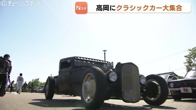 奥深きクラシックカーの世界 富山・高岡市に名車が集結 ホンダ1300クーペなど 迫力のエンジン音を体感 |TBS NEWS DIG