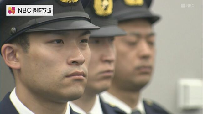 「ニセ電話詐欺を減らす」県警年頭視閲式 県民の安心・安全を守る覚悟を新たに 長崎|TBS NEWS DIG