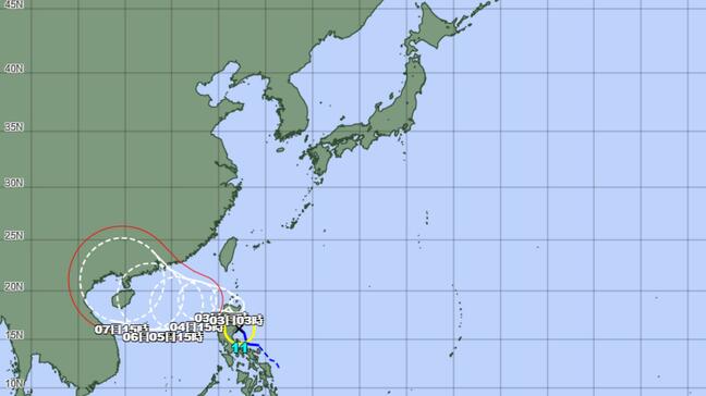 台風11号ヤギは北上せず西の中国大陸方向へ　5日は強い勢力に発展予想|TBS NEWS DIG