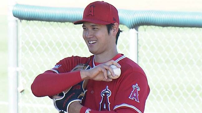 大谷翔平、ブルペンで「いいね」「凄くない？」と絶賛 指揮官は「3月1日か2日に移動し代表に参加と聞いている」|TBS NEWS DIG