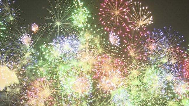 8000発の大輪咲く 須賀川市で釈迦堂川花火大会 福島|TBS NEWS DIG