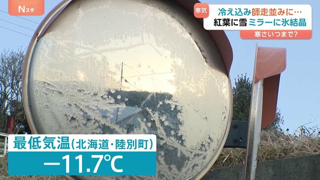 各地で今季一番の冷え込み…東京5.1℃ 雪の便りも続々|TBS NEWS DIG