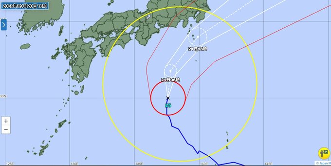 【台風情報】台風25号（ドゥージェン）進路予想…21日（祝・月）関東甲信に接近へ　伊豆・東海で線状降水帯のおそれも　最大瞬間風速50m、24時間の最大雨量350ミリに厳重警戒【雨と風のシミュレーション】　|　富山のニュース｜天気・防災｜チューリップテレビ