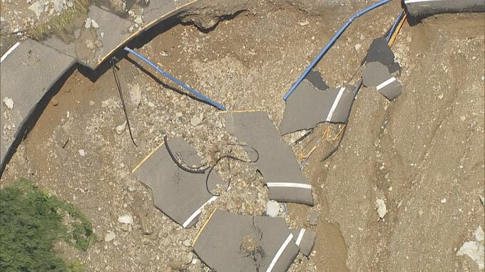 豪雨で崩落の「ホワイトロード」23年春に復旧へ 温泉地はトリプルパンチ|TBS NEWS DIG