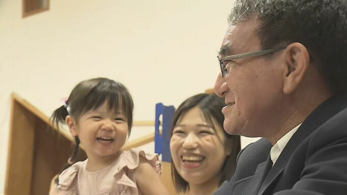 河野大臣　子育て施設への支援の差「何とか縮めないといけない」|TBS NEWS DIG