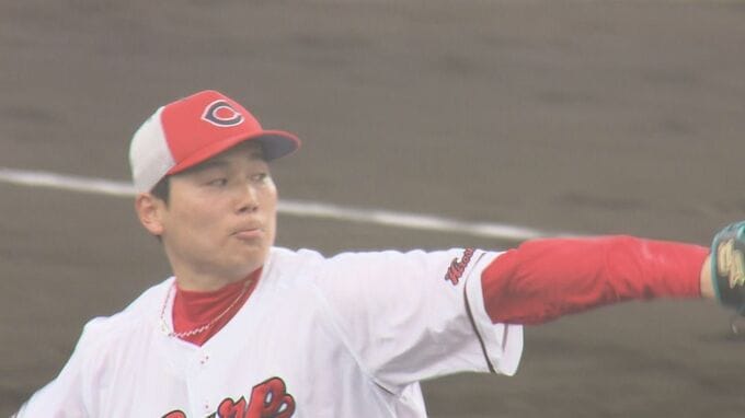【カープ沖縄キャンプ】栗林がシート打撃登板　フォークが抜群も真っ直ぐの出力を課題に挙げる|TBS NEWS DIG