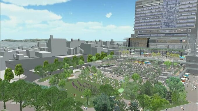 岡山市が約103億円かけて新庁舎周辺に地下駐車場・広場・公園などを整備する方針【岡山】|TBS NEWS DIG