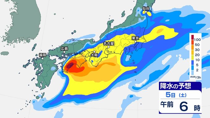 【警報級大雨のおそれ】4日～7日ごろにかけて前線の活動や暖かく湿った空気の影響から「全国的」に警報級の大雨の可能性が...雨・風シミュレーションで確認【気象庁2日週間予報】|TBS NEWS DIG