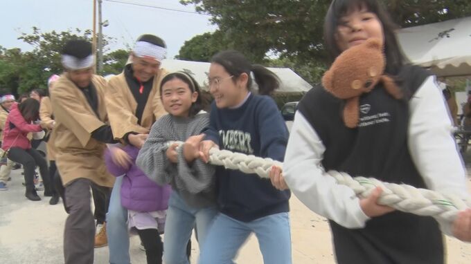 旧正月の伝統行事大綱引き　竹富町黒島 　|　沖縄のニュース｜RBC 琉球放送