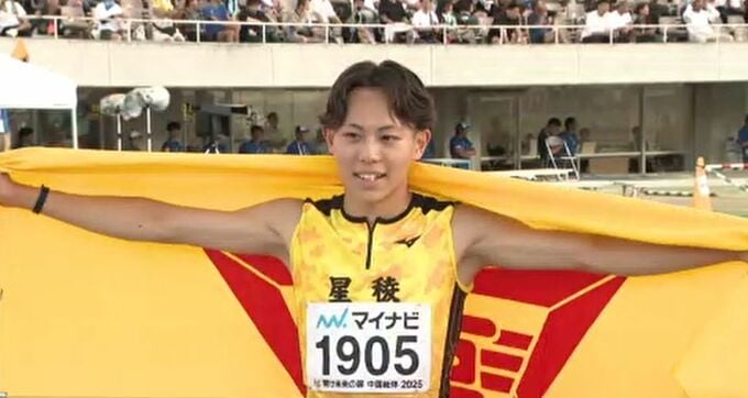 100mでU18世界新！星稜・清水空跳選手 インターハイ2冠達成の歴史的快挙　|　石川県のニュース｜MRO北陸放送