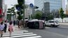 ｢車が横転している｣広島市中心部で車同士が衝突する事故　２人けがも意識あり　|　RCC NEWS | 広島ニュース | RCC中国放送