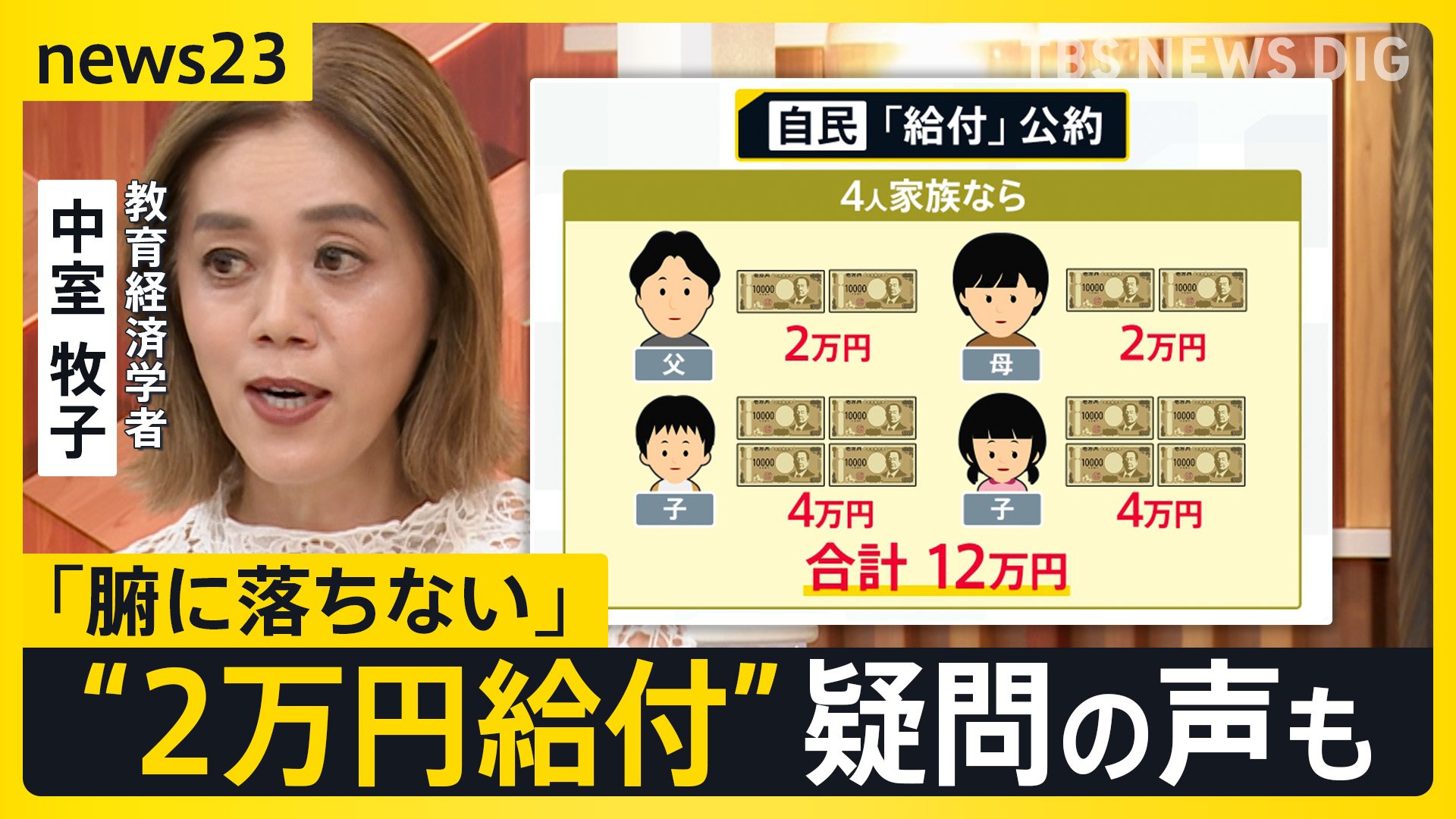 自民・参院選公約に“国民一律2万円” マイナ紐づけの公金受取口座で支給 