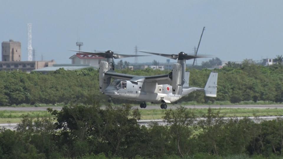 陸上自衛隊のオスプレイ 日米共同訓練で宮古島に初飛来 県は自粛要請