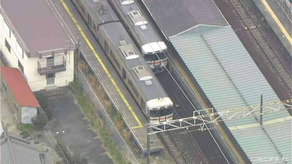 【速報】JR東海道線 岡崎～刈谷 上下線で運転見合わせ 線路設備確認のため（午前11時50分現在）