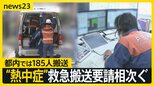 「発見が遅れれば命の危険も」消防には“熱中症”救急搬送要請相次ぐ 現場に密着【news23】|TBS NEWS DIG