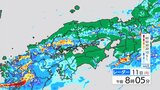 【きょう8/11日(月)広島天気】「水不足」から一転 すでに平年8月の雨量を上回る地点も このあとも「激しい雨」予想 土砂災害に警戒|TBS NEWS DIG