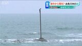 海の中にポツンと1本立つ“電柱” 新潟県も「ちょっとわからない」地元の人に聞いてわかった正体|TBS NEWS DIG