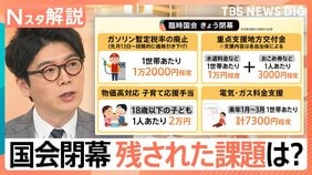 臨時国会が閉幕、残された課題「議員定数削減」「政治とカネ」「“年収の壁”引き上げ」どうなる？【Nスタ解説】|TBS NEWS DIG