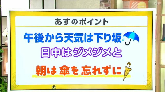 高知の天気 12日 午後から天気下り坂 山岸拓気象予報士が解説|TBS NEWS DIG